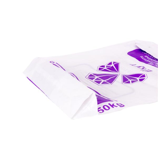 PE / PP Woven Valve Sealed Gusseted Plastic Bags For Granular Materials Packaging