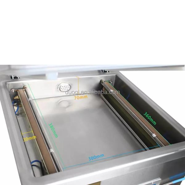 DUOQI DZ-360 Водородный герметизатор с двойным уплотнителем для мясной упаковки