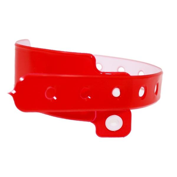 Fabricant Bracelet personnalisé jetable plastique vinyle PVC néon fluorescent couleur imperméable à l'eau