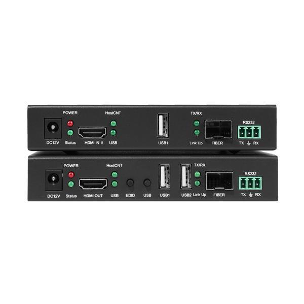 4K HDMI Fiber Extender with KVM and RS232

Professional Zero-Latency HDMI Fiber Optic Extender

4K@30Hz HDMI over Single-Mode Fiber Extender