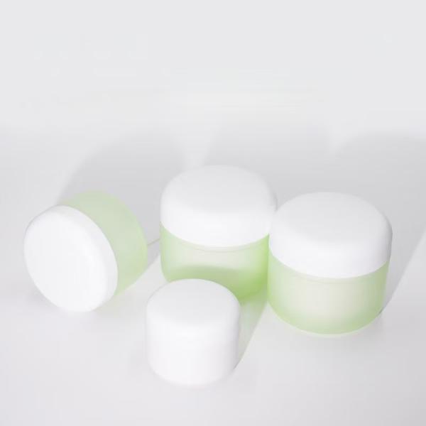 Tarro de crema de plástico PP personalizado, capacidad de 50 g, 100 g, 200 g
