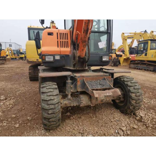 Second Hand DX60W 6T 0.175m3 Doosan Wheeled Excavator