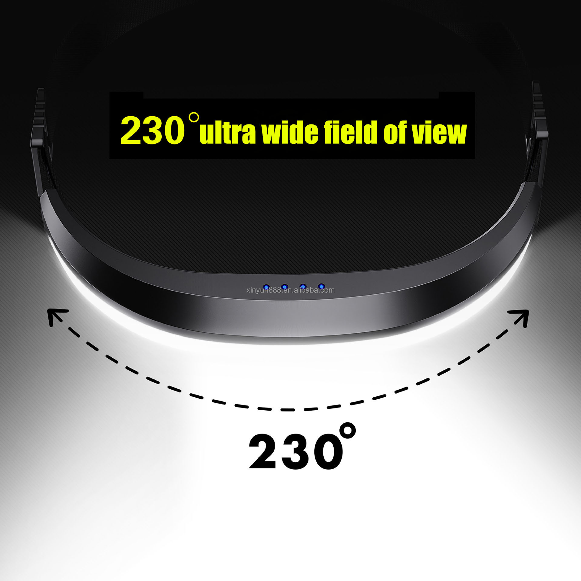 Usb Charging Running Lamp Wholesale COB Working Lamp Outdoor Camping Headband Omnidirectional Head Lamp