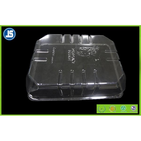 Disposable Transparent PLA Biodegradable Food Trays , Soft Container