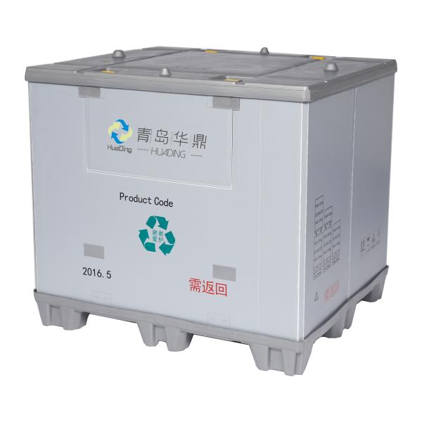 Dynamic Load 1500 kg Collapsible Plastic Coaming Board Crate for Automotive Industry
