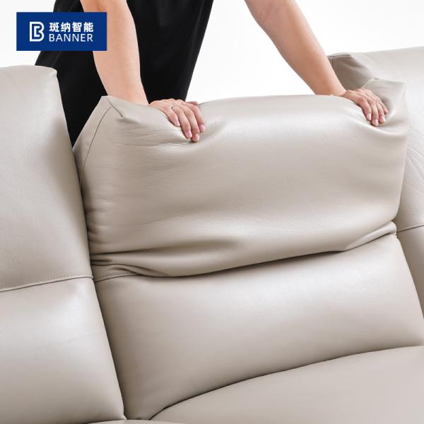 BN Italian Minimalist Modern Furniture Living Room Chair Recliner Electric Leather Space Functional Cabin Sofa
