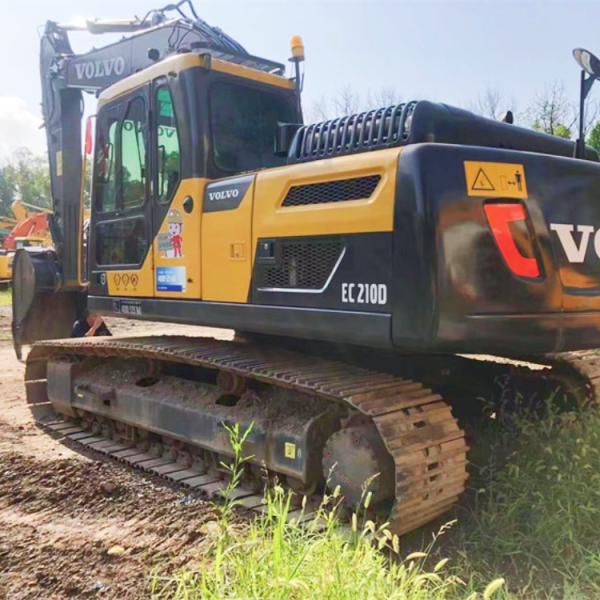 Excavadora Volvo EC210D Modelo de ano 2019 com motor D5E e cilindro hidráulico original