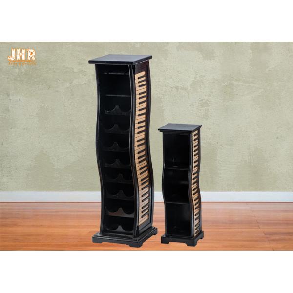 Piano Shape Wooden Wine Rack / CD display Rack
