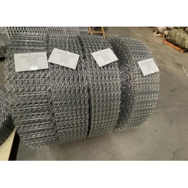 8 Lines 2mm Wire Galvanized Reinforced Wire Mesh For Everglades Gas Pipeline