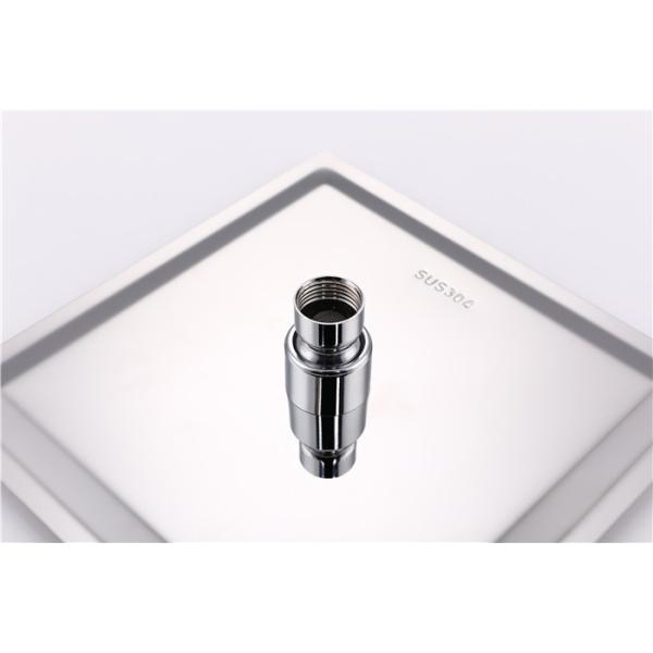 Fully Plated Bath Shower Accessories 304 Stainless Steel Shower Rod Faucet Handle