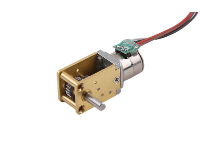 Motor deslizante alinhado pequeno PM da C.C. 10mm da relação 5V do ângulo 18°/gear da etapa com o 1:21 da relação da engrenagem da caixa de engrenagens do sem-fim ao 1:1030