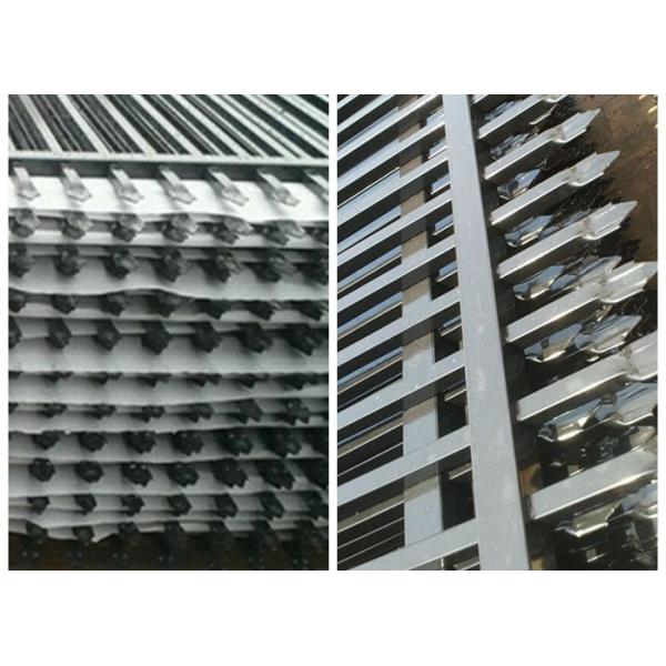 Various Size Decorative Ornamental Steel Fence For Residential , Weather Proof