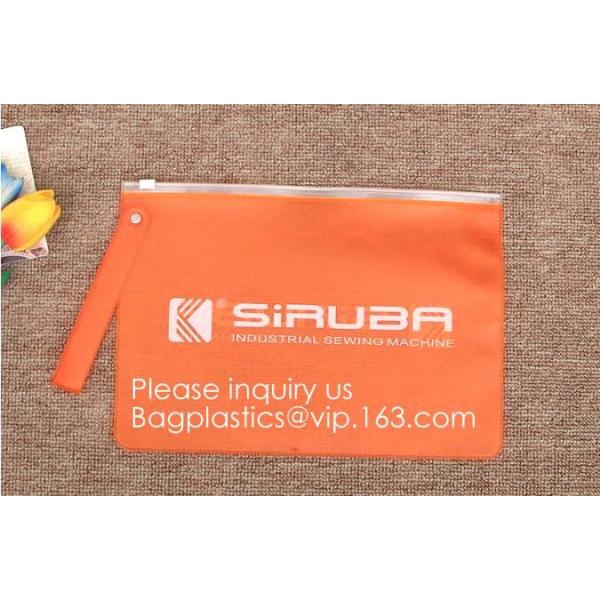 Eco-Friendly Transparent Soft EVA Plastic Cosmetic Packaging Bags With Zipper Top,EVA Plastic Durable Cosmetic Bagease