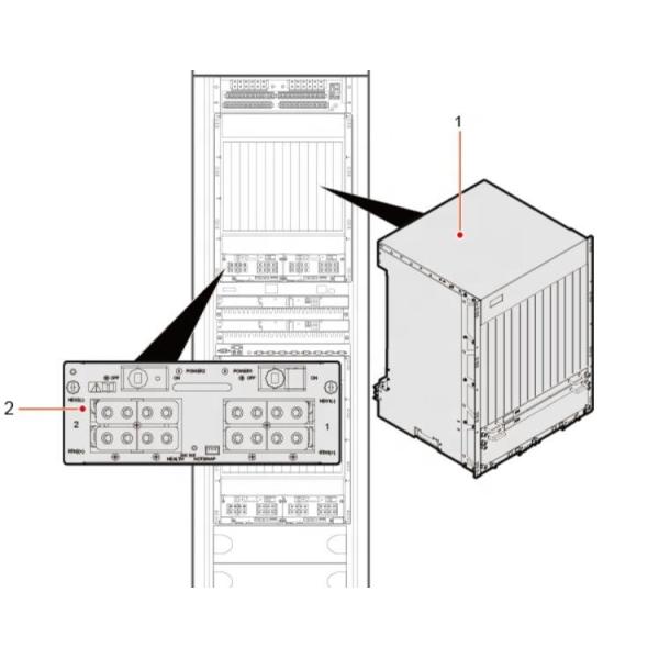 CSC3300 power supply access module 02120532= CN2E00PEM- Power Entry Module