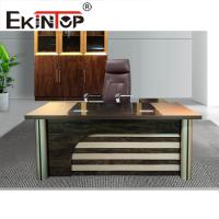 Bureau modulaire simple à extrémité élevé de meubles de bureau de bureau à double piédestal
