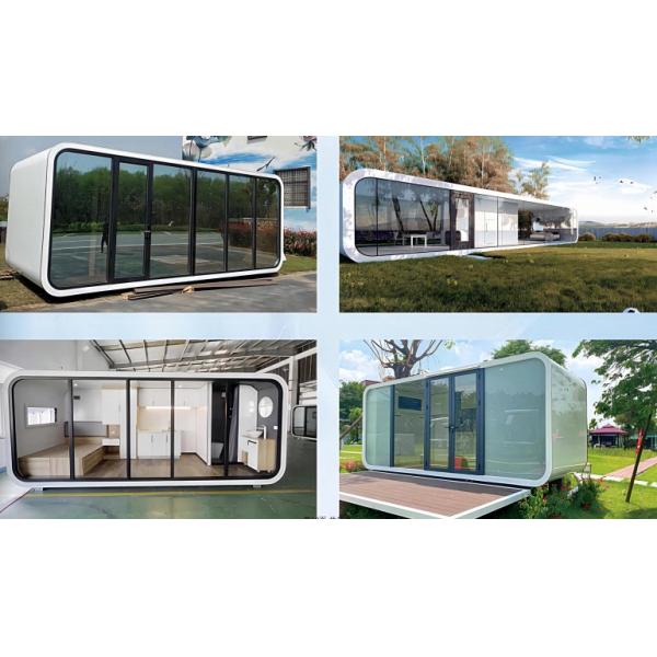 Водонепроницаемый предварительно сконструированный офисный корпус для 2 человек Apple Aluminum Capsule House