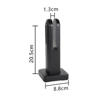 Aluminum Alloy Pointed Clip Glass Railing Clamp for Simple Design Balcony Staircase