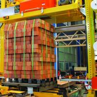 30000 peças/hora Linha de produção de tijolos de barro Máquina de embalagem totalmente automática eficiente