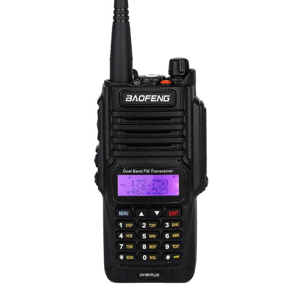 Waterproof Baofeng UV-9R PLUS 8W Dual Band Handheld Walkie Talkie for 100 Mile Long Range