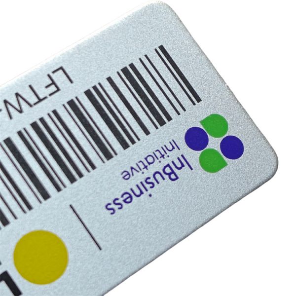 Customized Metal Barcode Serial Number Label Nameplate Aluminum Laser Asset Tag