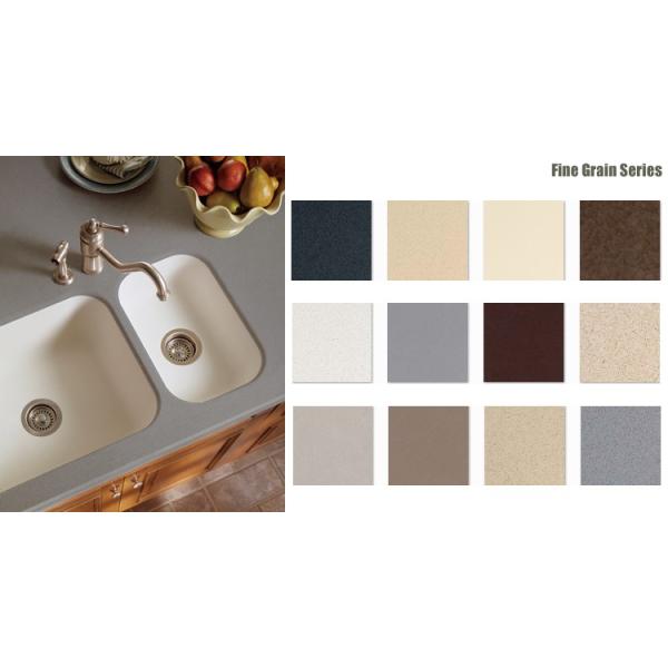 Искусственные кристаллические Кунтертопс ванной комнаты кварца с плиткой Флек зеркала