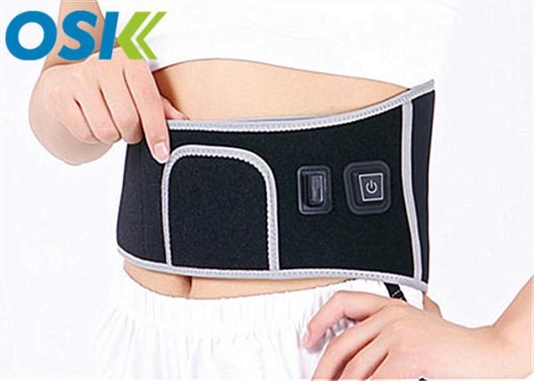 Heated Medical Waist Support Belt , Osky Lumbar Waist Belt With Velcro Strap
