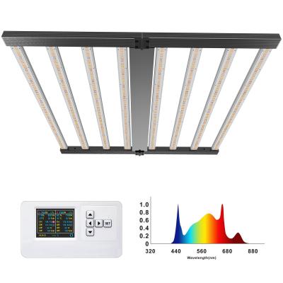 Foldbale Hydroponics LED Grow Lights 6 Bars Agricultual Led Grow Light For Veg Flower