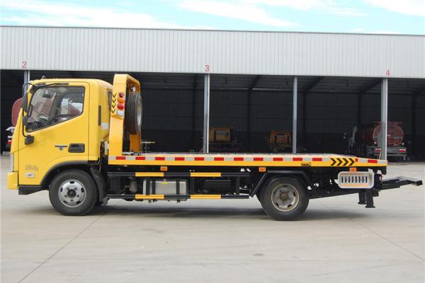 4ton Wheel Lift Foton Rollback Tow Truck Diesel Fuel Car Carrier Truck