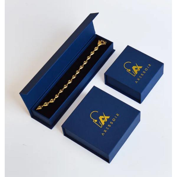 Wholesale Paper Magnetic Closure Small Custom Jewelry Box Gift Packaging With Logo