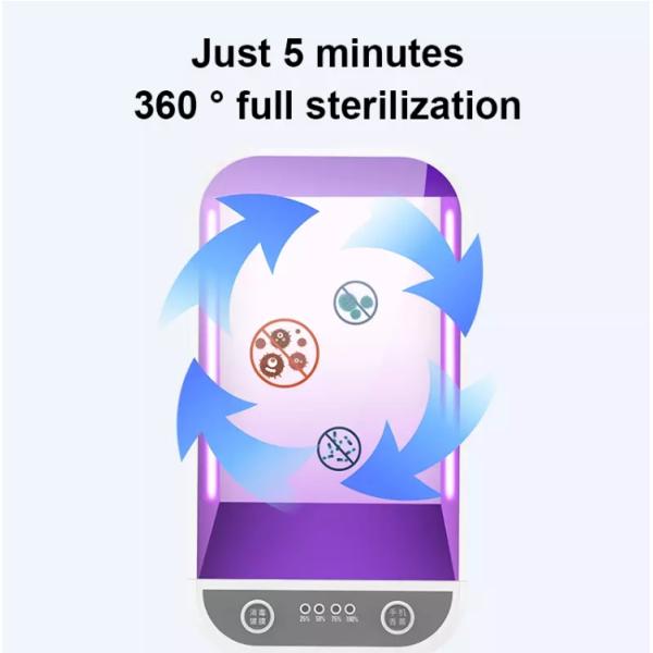Phone USB Charging 253.7nm 9W Uv Disinfection Lamp