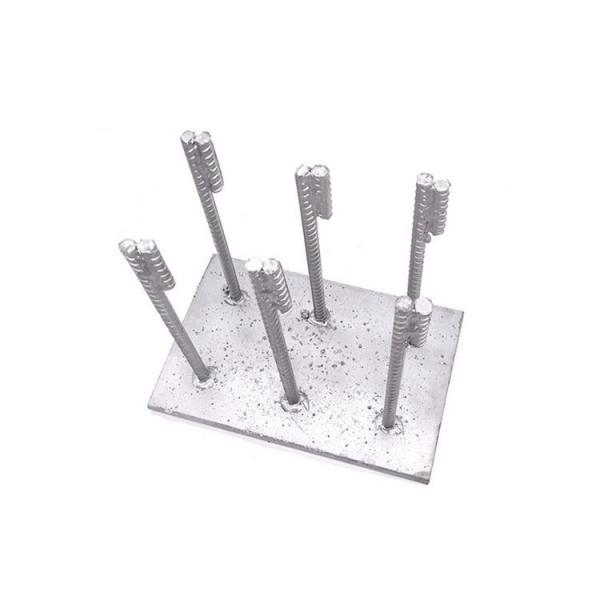 250mm Embedded Parts In Concrete Hot Dip Galvanized Parts Of Embedded System