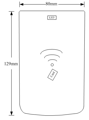 Чипы R500 UHF RFID Reader / Desktop RFID Reader с 3dBi антенной с расстоянием чтения 1M