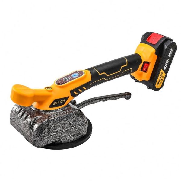 Portable Automatic Ceramic Paving Machine Adjustable Vibration Frequency Leveling Tool Battery Powered Tile Paver