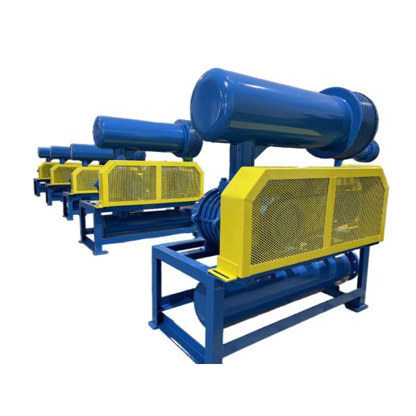 Iron Casting High Pressure Roots Blower Bk7011  Pneumatic Conveying Air Cooling