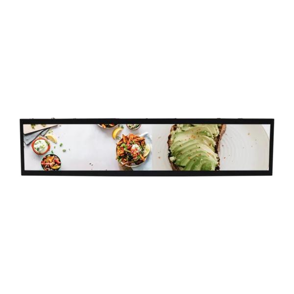 65 Inch Bar LCD Display with 50,000 Hours Lifespan and 3840*2160 Resolution for Android/Windows Control