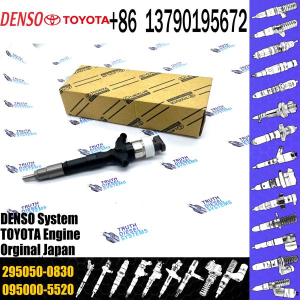 Diesel Fuel Injector 295050-0830 For Toyota Dyna 1KD-FTV 23670-39395 23670-30390