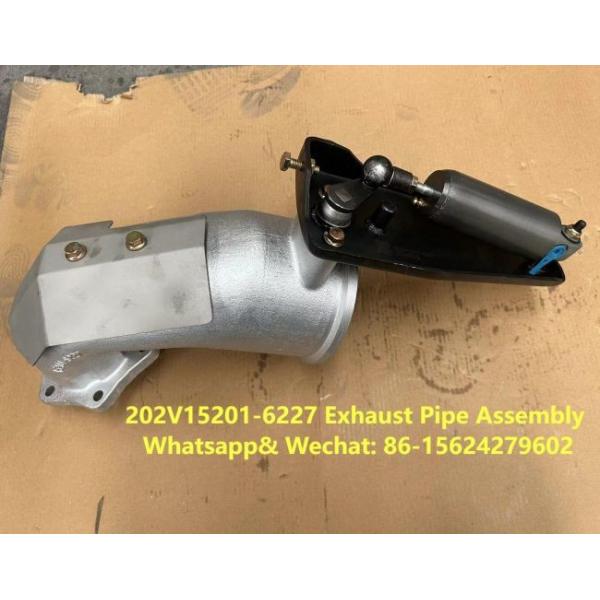 Exhaust Pipe Assembly 202V15201-6227 HOWO Truck Parts Sitrak C7