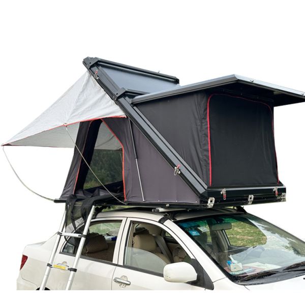 Aluminum Camping 2-4 Person Outdoor Travel Hiking Roof Top Tent Car Rooftop Tent Z Clam Shell Hard Shell Top Roof Tent