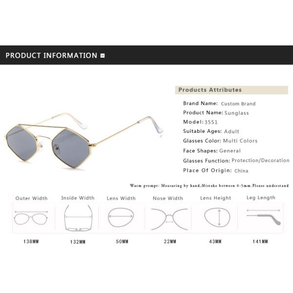 Diamond Women Men Retro Outdoor Metal Frame Sunglasses UV400