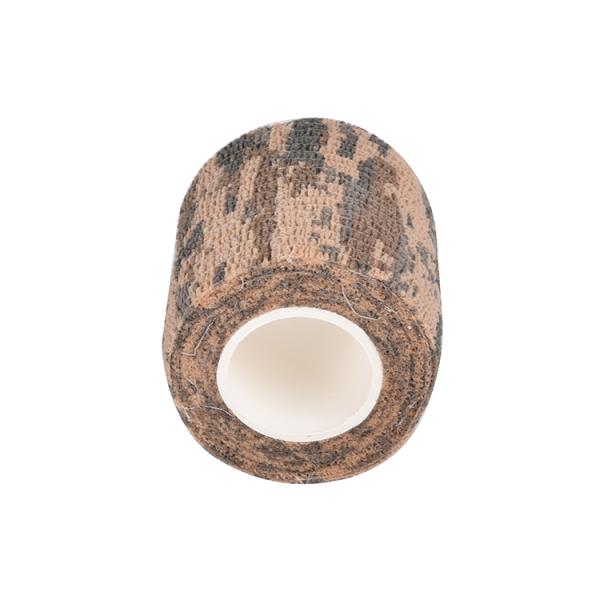 Outdoor Hunting Camping Heat Resistant Camo Self Adhesive Tape with Non-woven Fabrics