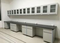 Banco de madera de los muebles del laboratorio de la ciencia todo el marco de acero para el laboratorio químico