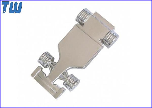 Full Metal Race Car 16GB USB Pen Drive Shinning Finished Custom Logo