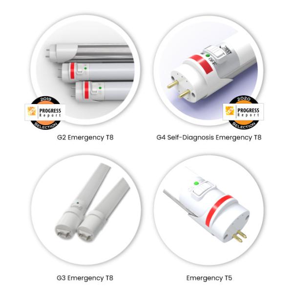 4ft 2ft T8 LED Tube 18W/32W Emergency Battery Back Up Lamp 3500K