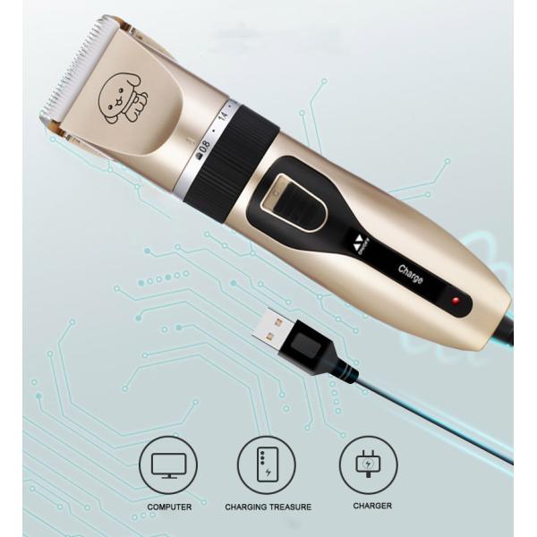 110V-240V Dog Grooming Clippers Cordless Low Noise Cat Grooming Clippers