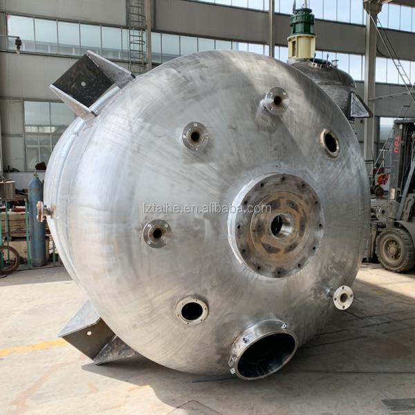 Réacteur à bobine de 10000L réservoirs de réacteur en acier inoxydable pour véhicule de haute performance