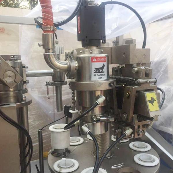 Chemical 350ml Gravity Bottle Filling Machine 50mm Ultrasonic Tube Sealing Machine