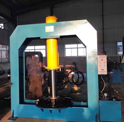 220V 380V 240 Ton Forklift Tire Press Machine For 24 / 25 Inches Max Size Tire