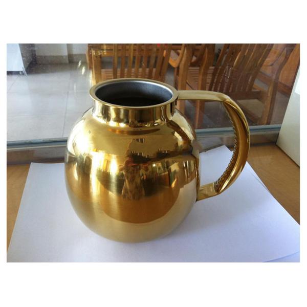 1500ml Stainless Steel Airline Arabic Coffee Pot ODM/OEM Metal French Press Coffee Maker