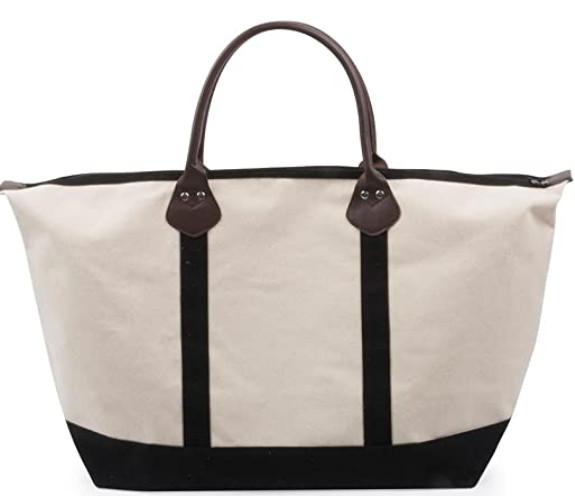 carry on classic canvas duffle travel bag-28 X 15 X 10 INCHES