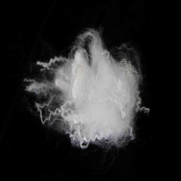 Lightweight A Grade Raw White Man Made Staple Fibres 51mm Low Melt Polyester Fiber